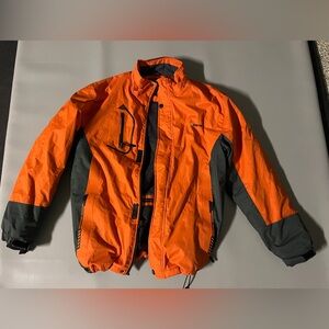 Orange and Gray Men's Jacket